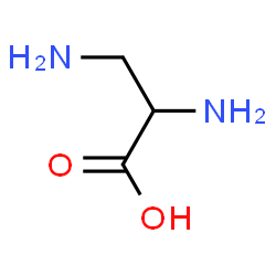 DL-2,3-DIAMINOPROPANOICACID structure