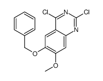 2,4-dichloro-7-methoxy-6-phenylmethoxyquinazoline Structure