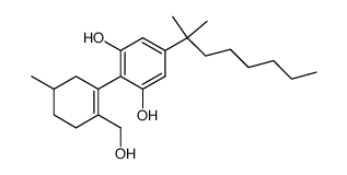 2-(2-hydroxymethyl-5-methyl-1-cyclohexenyl)-5-(1,1-dimethylheptyl)resorcinol结构式