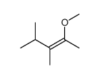 2-methoxy-3,4-dimethylpent-2-ene Structure