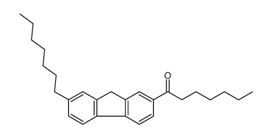 1-(7-heptyl-9H-fluoren-2-yl)heptan-1-one结构式