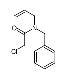 N-benzyl-2-chloro-N-prop-2-enylacetamide结构式