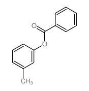 Benzoic acid,3-methylphenyl ester结构式