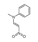 N-methyl-N-(2-nitroethenyl)aniline Structure