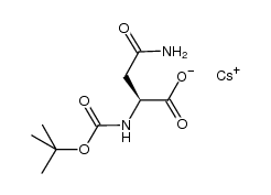 Cesium salt of BOC-Asparagine结构式