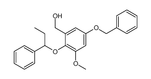 [3-methoxy-5-phenylmethoxy-2-(1-phenylpropoxy)phenyl]methanol Structure