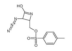 [(2S,3S)-3-azido-4-oxoazetidin-2-yl]methyl 4-methylbenzenesulfonate结构式