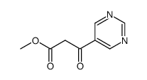 5-Pyrimidinepropanoic acid, b-oxo-, Methyl ester结构式