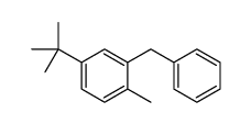 2-benzyl-4-tert-butyl-1-methylbenzene Structure
