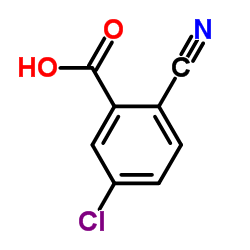 5-Chloro-2-cyanobenzoic acid Structure