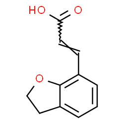 3-(2,3-Dihydrobenzofuran-7-yl)acrylicacid Structure