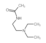 ACETAMIDE, N-(2-DIETHYLAMINOETHYL)-结构式