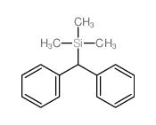 benzhydryl-trimethyl-silane Structure
