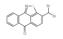 3-(dibromomethyl)-6H-anthra[9,1-cd]isothiazol-6-one Structure