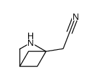 2-Azabicyclo[2.1.1]hexane-1-acetonitrile(9CI)结构式
