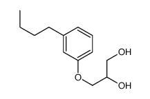 3-(m-Butylphenoxy)-1,2-propanediol structure