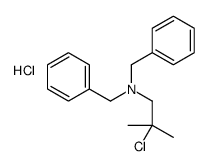 dibenzyl-(2-chloro-2-methylpropyl)azanium,chloride结构式