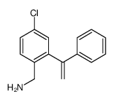 [4-chloro-2-(1-phenylethenyl)phenyl]methanamine Structure