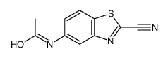 Acetamide, N-(2-cyano-5-benzothiazolyl)- (9CI) Structure