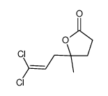 5-(3,3-dichloroprop-2-enyl)-5-methyloxolan-2-one Structure