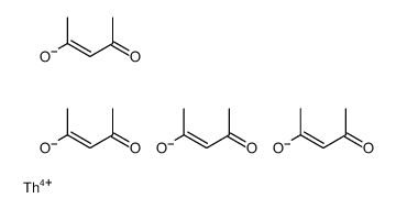 (Z)-4-oxopent-2-en-2-olate,thorium(4+) Structure