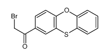 2-bromo-1-phenoxathiin-2-ylethanone结构式