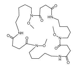 1,12,23-trimethoxy-1,6,12,17,23,28-hexaaza-cyclotritriacontane-2,5,13,16,24,27-hexaone Structure