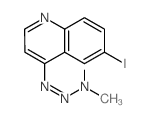4-(二甲氨基重氮基)-6-碘喹啉结构式