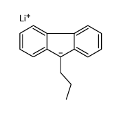 lithium,9-propylfluoren-9-ide Structure