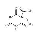 5-Ethyl-5-isopropenylbarbituric acid结构式