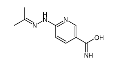 6-(2-propan-2-ylidenehydrazinyl)pyridine-3-carboxamide Structure