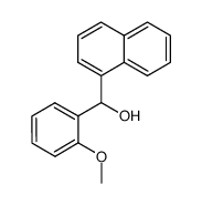 (2-methoxyphenyl)(1-naphthalenyl)methanol结构式