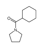 METHANONE, CYCLOHEXYL-1-PYRROLIDINYL- Structure