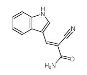 (E)-2-cyano-3-(1H-indol-3-yl)prop-2-enamide picture