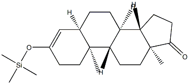 3-(Trimethylsiloxy)-5β-androst-3-en-17-one结构式