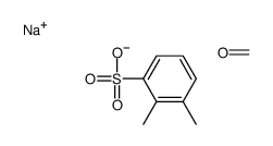 sodium,2,3-dimethylbenzenesulfonate,formaldehyde Structure