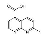 7-Methyl-1,8-naphthyridine-4-carboxylic acid Structure