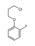 (3-chloropropoxy)fluorobenzene structure