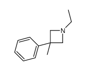 1-ethyl-3-methyl-3-phenylazetidine结构式