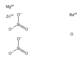 magnesium,zinc,barium(2+),dioxido(oxo)silane结构式