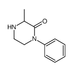 3-甲基-1-苯基哌嗪-2-酮结构式