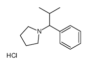 1-(alpha-Isopropylbenzyl)pyrrolidine hydrochloride structure