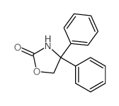 2-Oxazolidinone,4,4-diphenyl- Structure