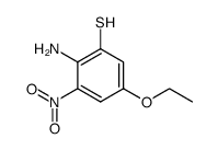 5-ethoxy-3-nitro-2-aminobenzenethiol Structure