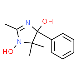 1H-Imidazol-4-ol, 4,5-dihydro-1-hydroxy-2,5,5-trimethyl-4-phenyl- (9CI)结构式