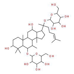 Sanchinoside Rg1结构式