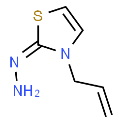 2(3H)-Thiazolone,3-(2-propenyl)-,hydrazone(9CI) structure
