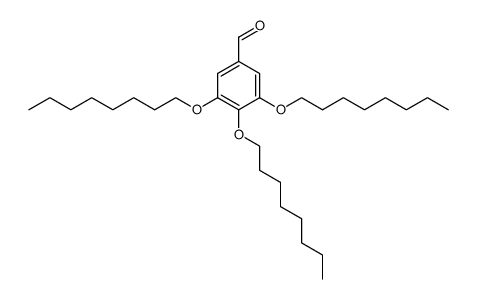 3,4,5-tris(octyloxy)benzaldehyde结构式