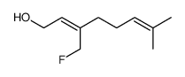 3-(fluoromethyl)-7-methylocta-2,6-dien-1-ol Structure