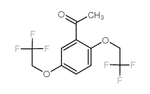 2,5-双(2,2,2-三氟乙氧基)苯乙酮结构式